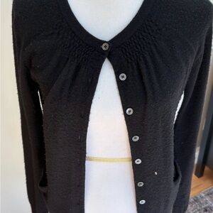 Vince Black Women's Cashmere Cardigan, Sz M